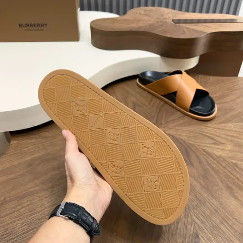 Replica Burberry Slippers For Men #1434916 $85.00 USD for Wholesale