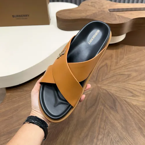 Replica Burberry Slippers For Men #1434916 $85.00 USD for Wholesale