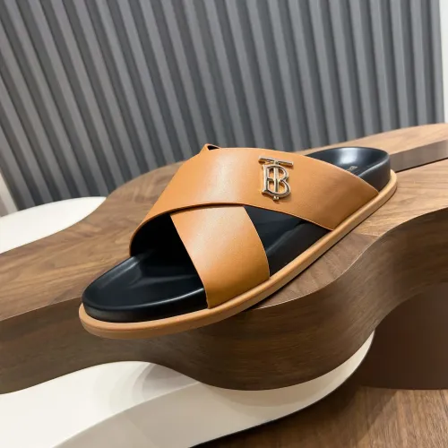 Replica Burberry Slippers For Men #1434916 $85.00 USD for Wholesale