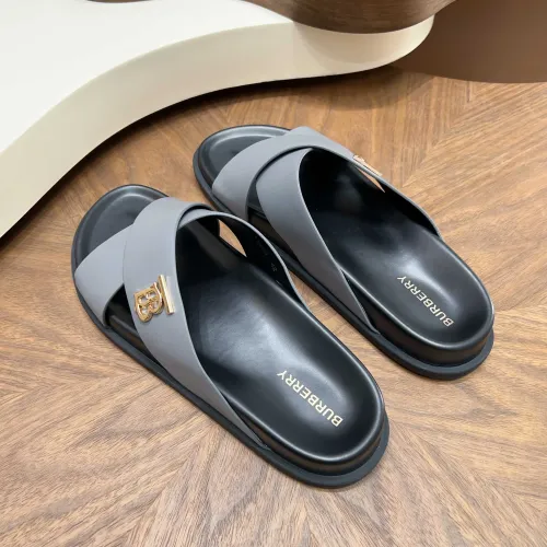 Replica Burberry Slippers For Men #1434920 $85.00 USD for Wholesale