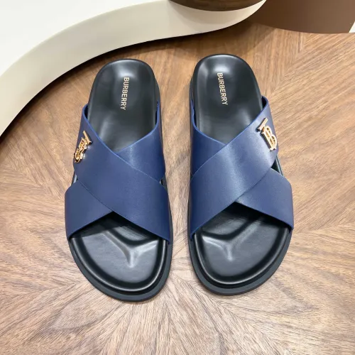 Replica Burberry Slippers For Men #1434921 $85.00 USD for Wholesale