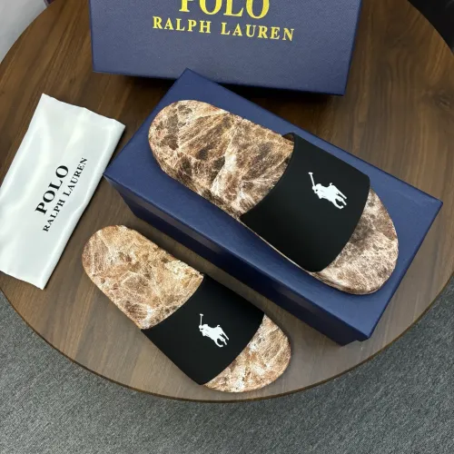 Replica Ralph Lauren Polo Slippers For Men #1435064 $45.00 USD for Wholesale
