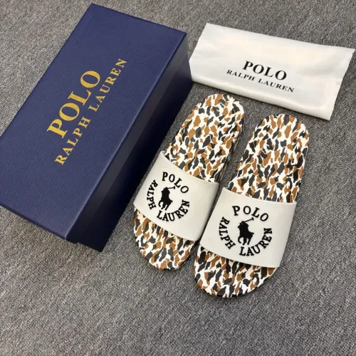 Replica Ralph Lauren Polo Slippers For Men #1435073 $45.00 USD for Wholesale