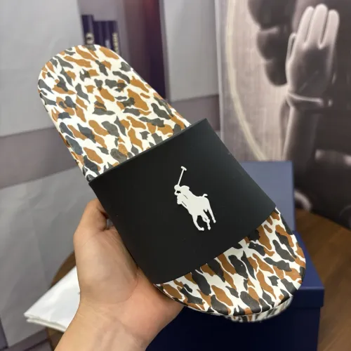 Replica Ralph Lauren Polo Slippers For Men #1435076 $45.00 USD for Wholesale