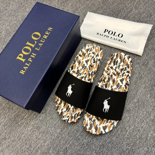 Replica Ralph Lauren Polo Slippers For Men #1435076 $45.00 USD for Wholesale