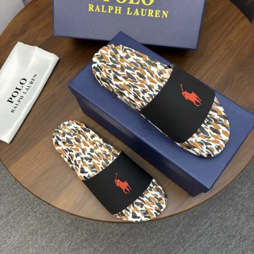 Replica Ralph Lauren Polo Slippers For Men #1435077 $45.00 USD for Wholesale