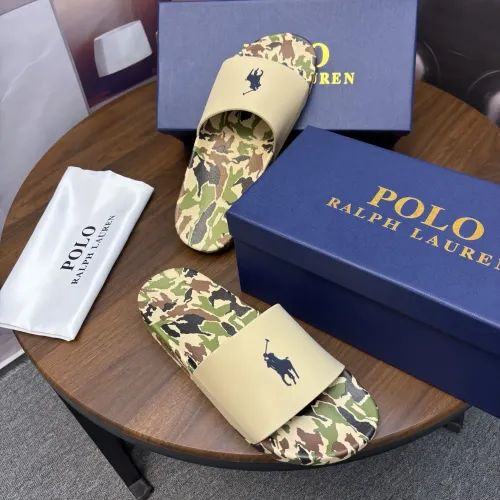 Replica Ralph Lauren Polo Slippers For Men #1435085 $45.00 USD for Wholesale