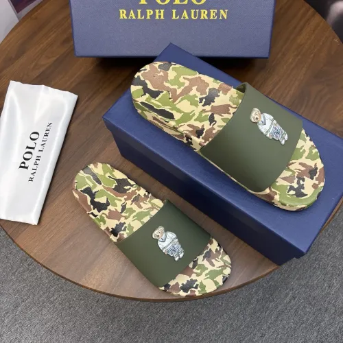 Replica Ralph Lauren Polo Slippers For Men #1435090 $45.00 USD for Wholesale