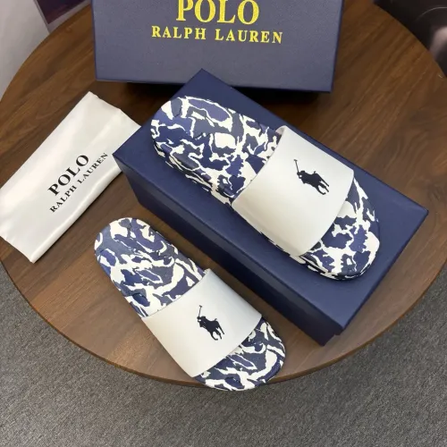 Replica Ralph Lauren Polo Slippers For Men #1435101 $45.00 USD for Wholesale