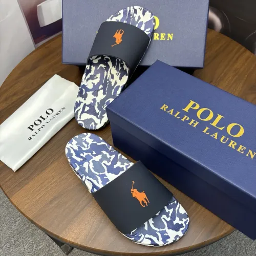 Replica Ralph Lauren Polo Slippers For Men #1435102 $45.00 USD for Wholesale