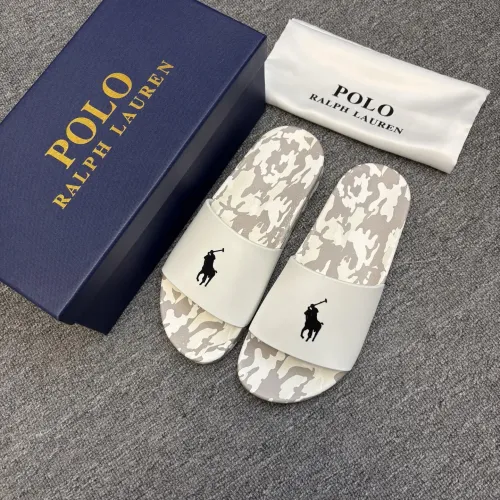Replica Ralph Lauren Polo Slippers For Men #1435116 $45.00 USD for Wholesale