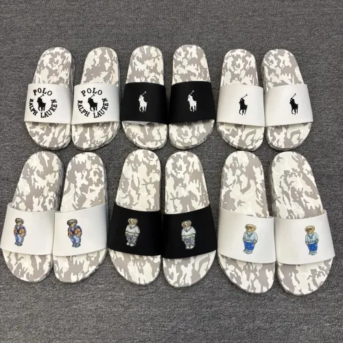 Replica Ralph Lauren Polo Slippers For Men #1435126 $45.00 USD for Wholesale
