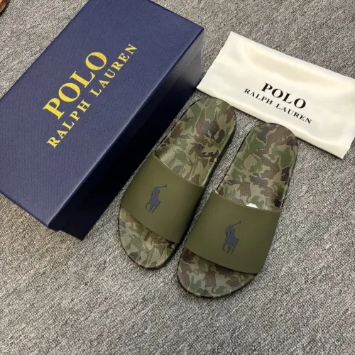 Replica Ralph Lauren Polo Slippers For Men #1435130 $45.00 USD for Wholesale