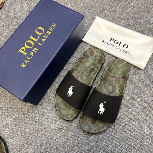 Replica Ralph Lauren Polo Slippers For Men #1435131 $45.00 USD for Wholesale