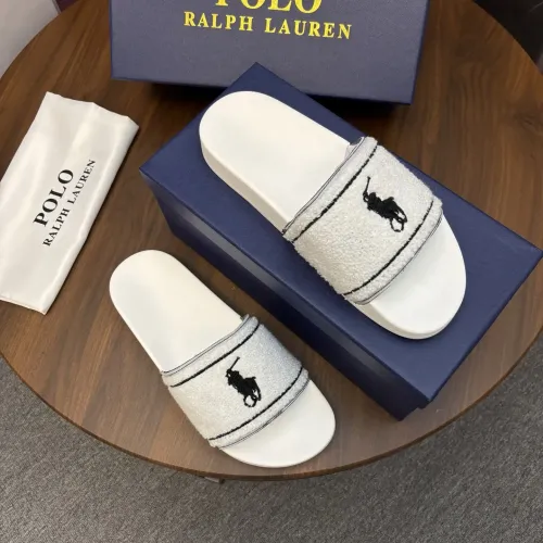 Replica Ralph Lauren Polo Slippers For Men #1435132 $45.00 USD for Wholesale