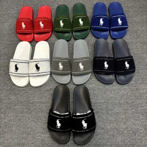 Replica Ralph Lauren Polo Slippers For Men #1435132 $45.00 USD for Wholesale