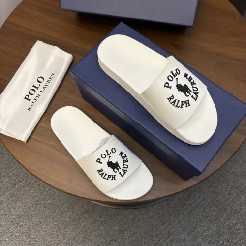 Replica Ralph Lauren Polo Slippers For Men #1435139 $45.00 USD for Wholesale