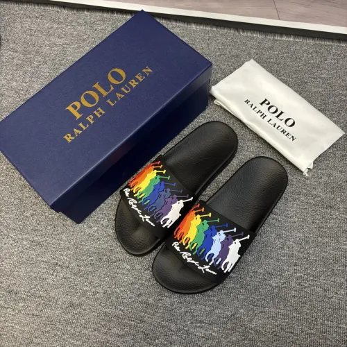 Replica Ralph Lauren Polo Slippers For Men #1435144 $45.00 USD for Wholesale