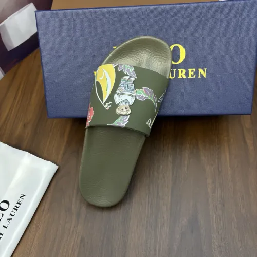 Replica Ralph Lauren Polo Slippers For Men #1435147 $45.00 USD for Wholesale