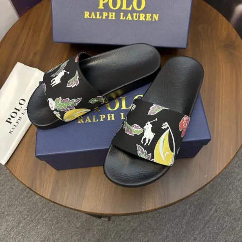 Replica Ralph Lauren Polo Slippers For Men #1435148 $45.00 USD for Wholesale