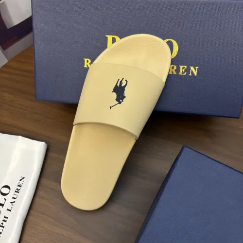Replica Ralph Lauren Polo Slippers For Men #1435150 $45.00 USD for Wholesale
