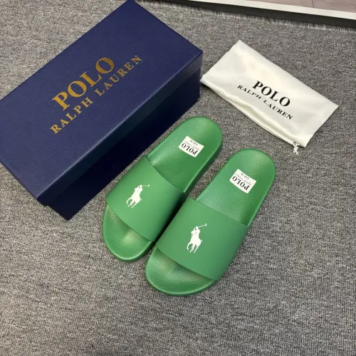 Replica Ralph Lauren Polo Slippers For Men #1435182 $45.00 USD for Wholesale