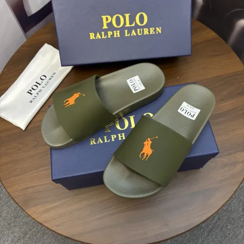 Replica Ralph Lauren Polo Slippers For Men #1435184 $45.00 USD for Wholesale