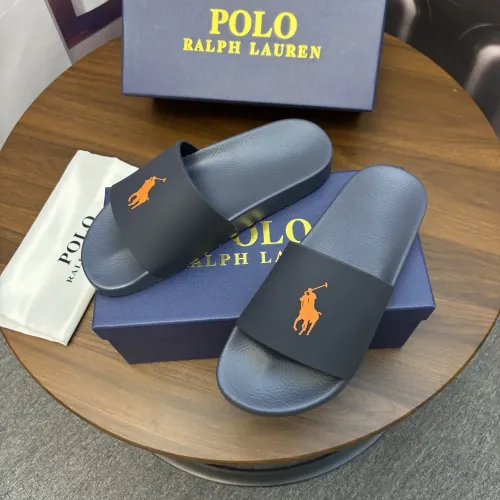 Replica Ralph Lauren Polo Slippers For Men #1435189 $45.00 USD for Wholesale