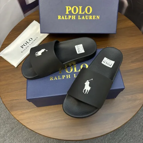 Replica Ralph Lauren Polo Slippers For Men #1435192 $45.00 USD for Wholesale