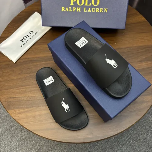 Replica Ralph Lauren Polo Slippers For Men #1435192 $45.00 USD for Wholesale