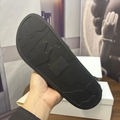 Replica Valentino Slippers For Men #1435195 $42.00 USD for Wholesale