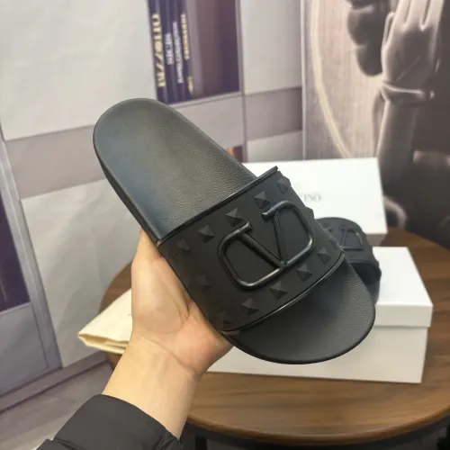 Replica Valentino Slippers For Men #1435196 $42.00 USD for Wholesale