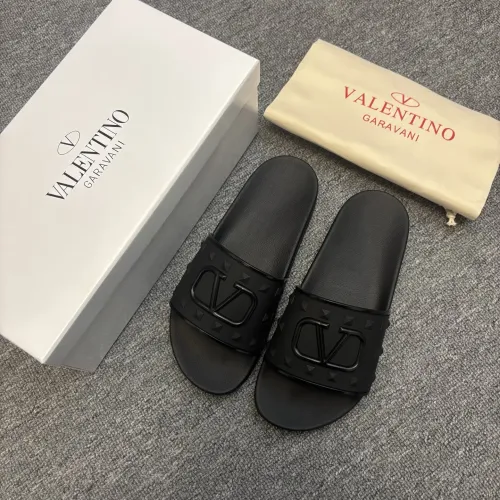 Replica Valentino Slippers For Men #1435196 $42.00 USD for Wholesale