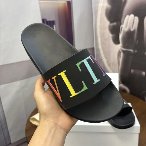 Replica Valentino Slippers For Men #1435201 $42.00 USD for Wholesale