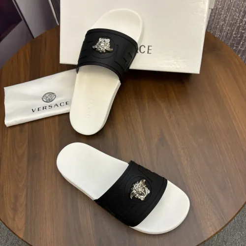 Replica Versace Slippers For Men #1435206 $42.00 USD for Wholesale