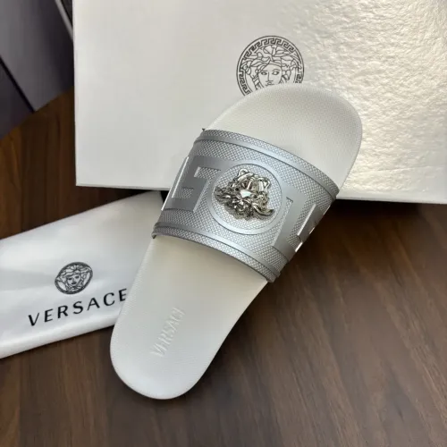 Replica Versace Slippers For Men #1435241 $42.00 USD for Wholesale