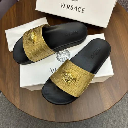 Replica Versace Slippers For Men #1435261 $42.00 USD for Wholesale