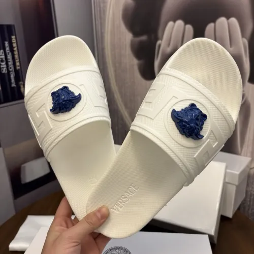Replica Versace Slippers For Women #1435273 $42.00 USD for Wholesale