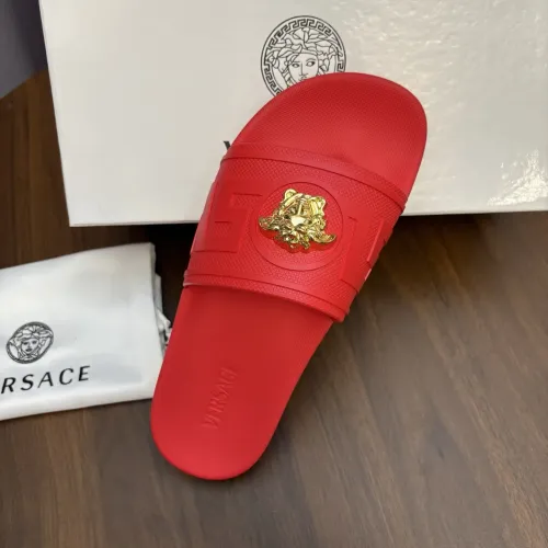 Replica Versace Slippers For Men #1435276 $42.00 USD for Wholesale