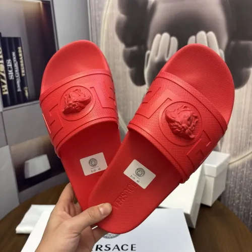 Replica Versace Slippers For Men #1435303 $42.00 USD for Wholesale