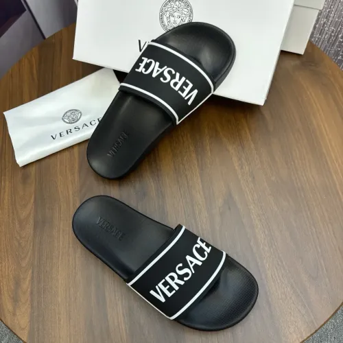 Replica Versace Slippers For Men #1435318 $42.00 USD for Wholesale