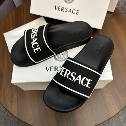 Replica Versace Slippers For Men #1435318 $42.00 USD for Wholesale