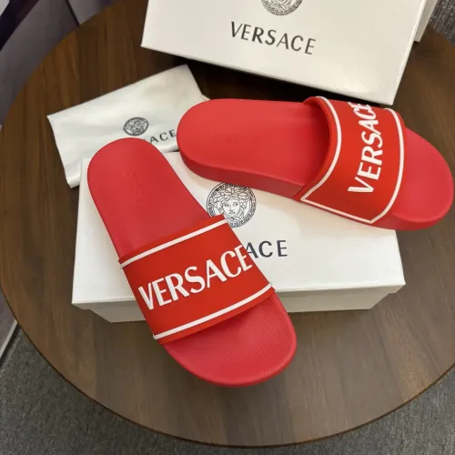 Replica Versace Slippers For Men #1435330 $42.00 USD for Wholesale
