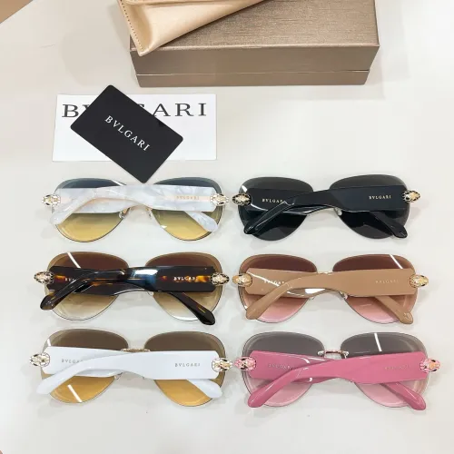Replica Bvlgari AAA Quality Sunglasses #1435334 $60.00 USD for Wholesale