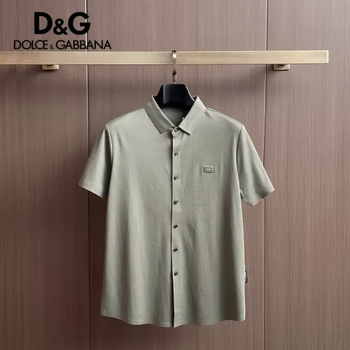 Dolce & Gabbana D&G Shirts Short Sleeved For Men #1436951