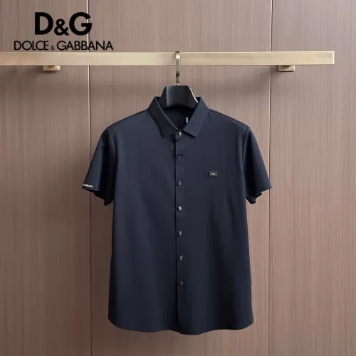 Dolce & Gabbana D&G Shirts Short Sleeved For Men #1436952