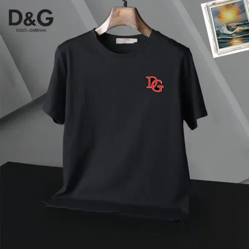 Replica Dolce & Gabbana D&G T-Shirts Short Sleeved For Unisex #1437234 $25.00 USD for Wholesale