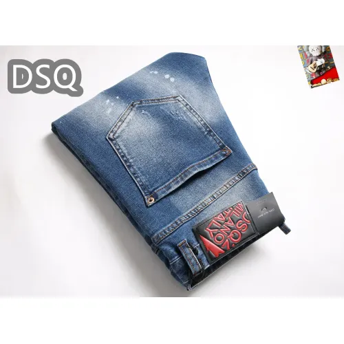 Replica Dsquared Jeans For Men #1437835 $48.00 USD for Wholesale
