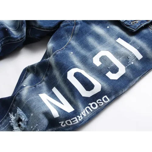Replica Dsquared Jeans For Men #1437836 $48.00 USD for Wholesale