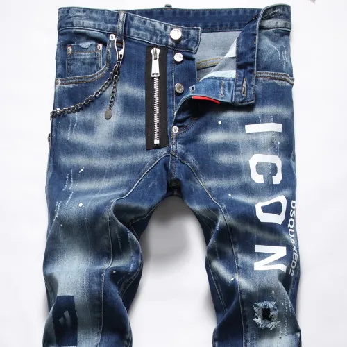 Replica Dsquared Jeans For Men #1437836 $48.00 USD for Wholesale